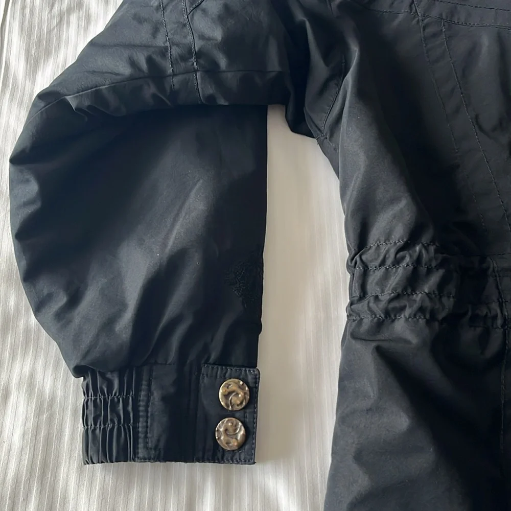 Vintage Nordica Ski Jacket Black Purple Size 8 Large - Picture 15 of 16